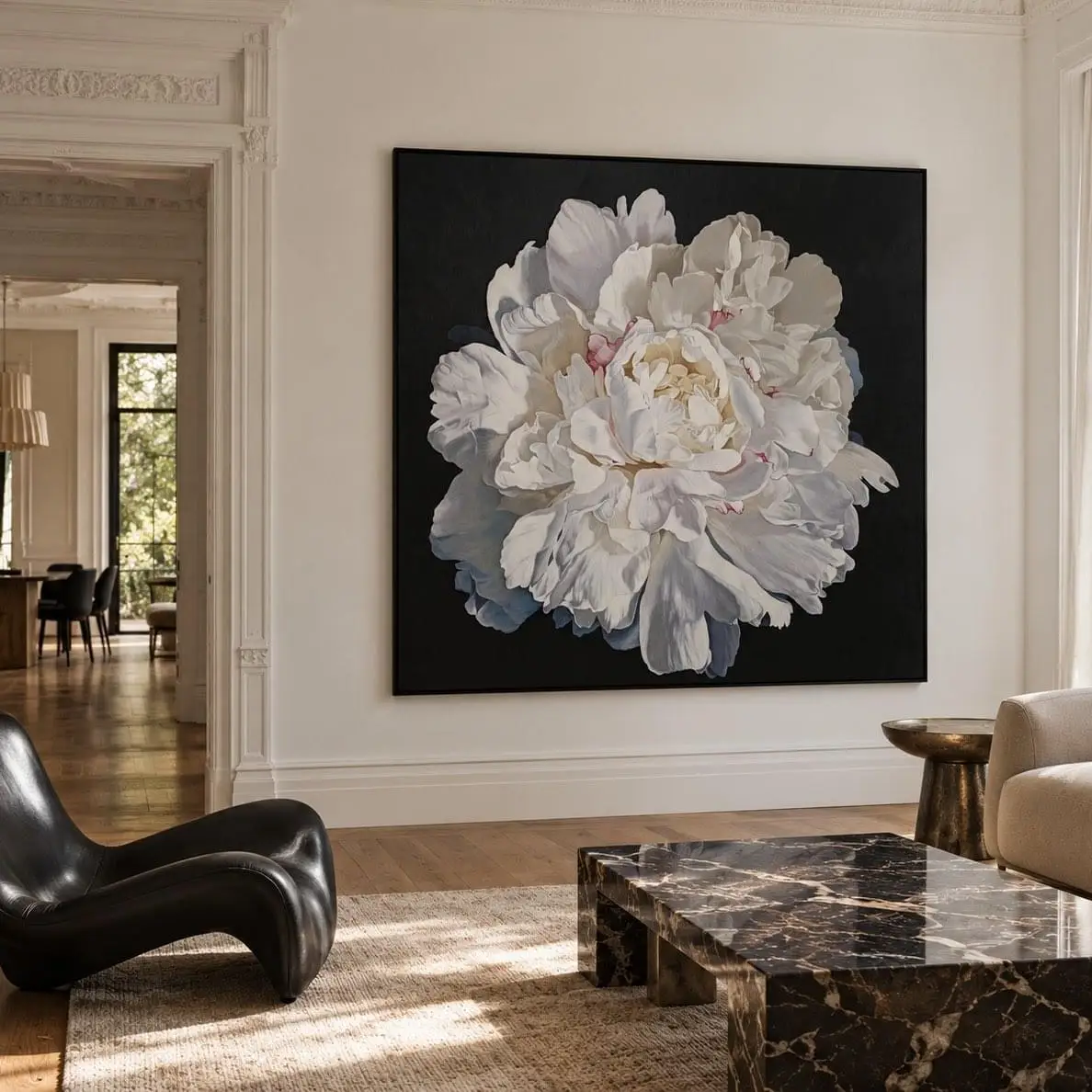 Peony Portrait 1626 insitu
