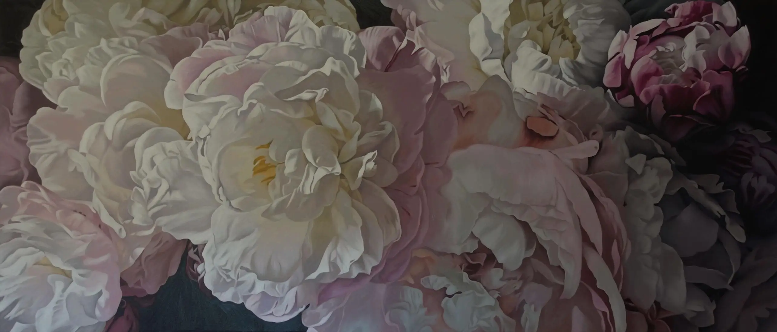 Peonies 1825 117x275cm