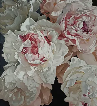 Peonies 0724 153x137cm